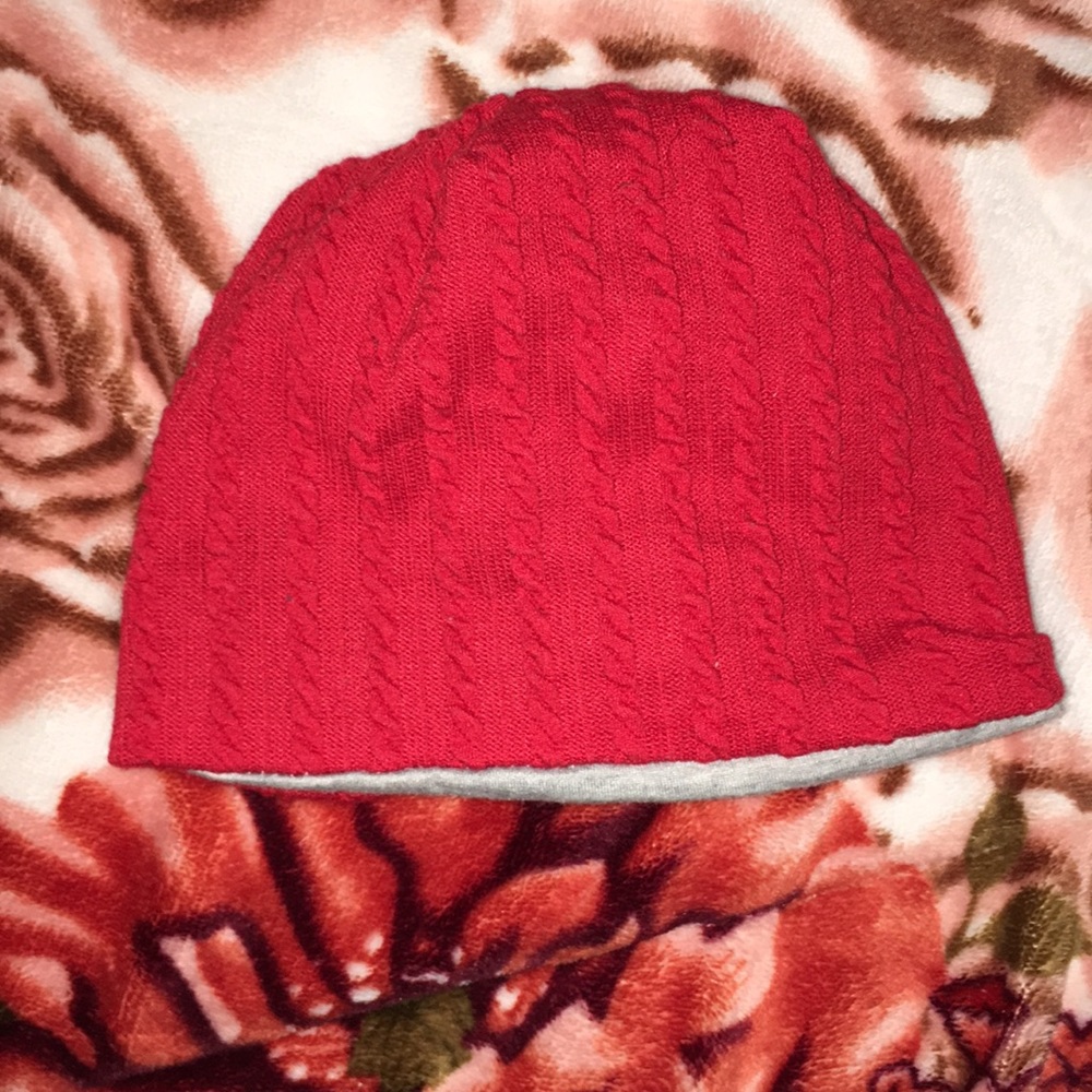 Red beanie